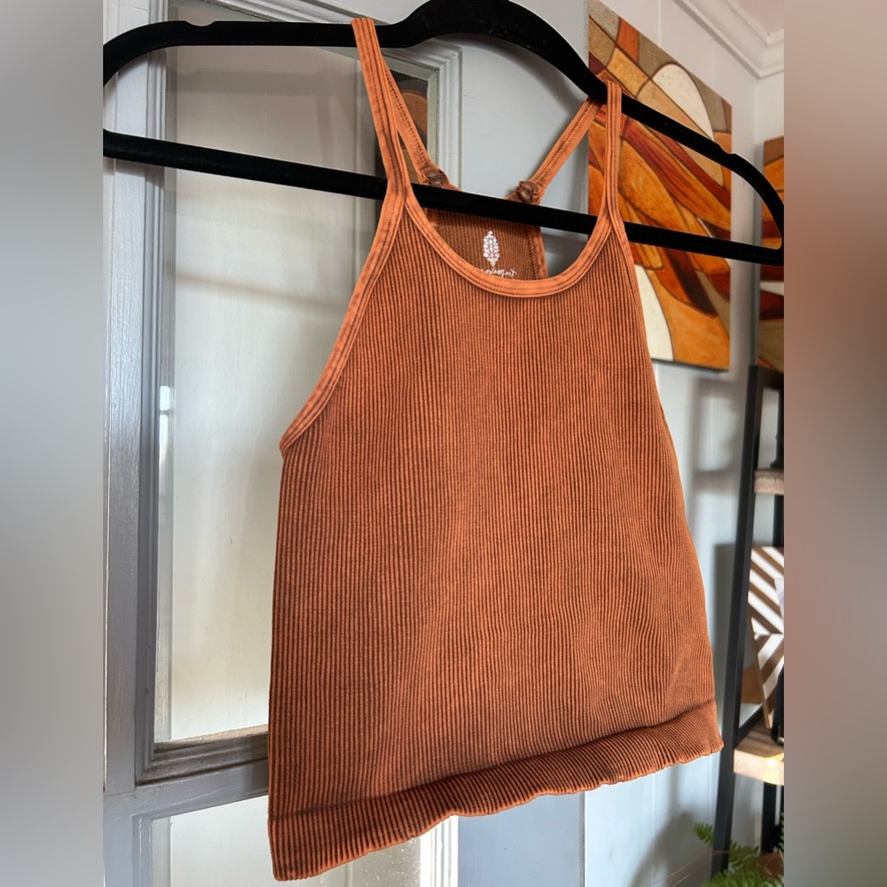 Free People Happiness Runs Long Crop Tank